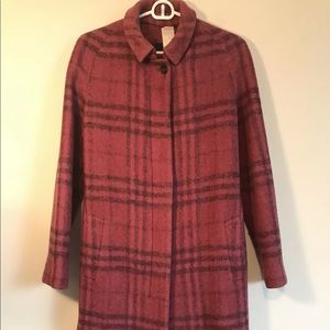 Burberry Prorsum Women's Wool Trench Coat Size 6